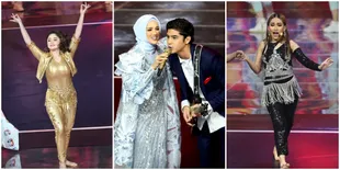 Mulan Jameela Akrab Bareng Al Ghazali, Ini Potret Sederet Artis di Perayaan Malam Puncak HUT ANTV ke-29