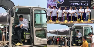 Naik Ekskavator, Ini Potret Raffi Ahmad Resmikan Arcade Game Terbesar di Dunia