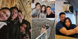 Nana Mirdad dan Andrew White Ajak Anaknya Liburan ke Prancis, Siap Nikmati White Christmas di Ski Resort