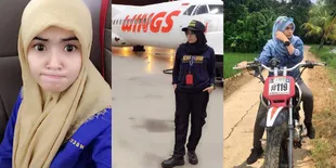 Neni Anggraeni, Hijaber Teknisi Pesawat Yang Super Cantik!