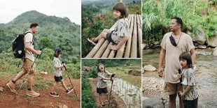 Ngambek Sabai Morscheck Potong Rambut, Ringgo Ajak Bjorka Trekking ke Sungai Hingga Sawah