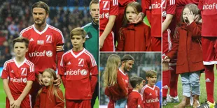 Ngantuk Sampai Minta Gendong, Ini Foto-Foto Lucu Harper Beckham