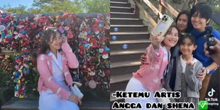 Ngefans Banget! 10 Potret Ayu Ting Ting Ketemu Angga Yunanda dan Ajak Foto Bareng Saat Liburan ke Korea