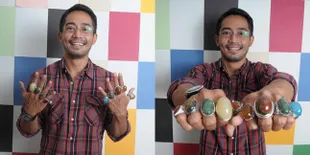 Nggak Mau Kalah, Seleb Ini Pamer Koleksi Batu Akik Miliknya