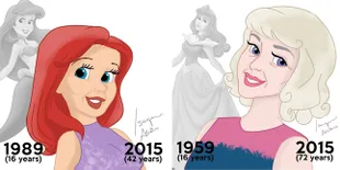 Nggak Nyangka! Para Princess Disney Ternyata Sudah Setua Ini