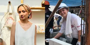 Nggak Takut Keringetan & Kulit Mulus Rusak, 8 Potret Joanna Alexandra Jadi Tukang Bangunan