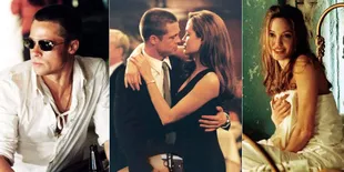 Nostalgia Kemesraan Brad Pitt - Angelina Jolie di Film Pertama