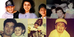 Nostalgia Masa Kecil Ranbir Kapoor & Foto Jadul Keluarga, Imut!