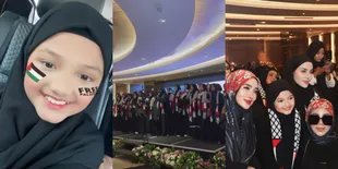 Nyanyikan Lagu 'Atuna Tufuli', 10 Potret Arsy Hermansyah Ikut Acara Doa Bersama Untuk Palestina - Ramai Diajak Foto Bareng Emak-emak