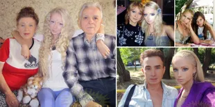 Nyata & Barbie Abis! Inilah Potret Keluarga Valeria Lukyanova