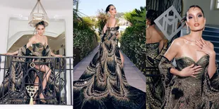 Nyi Roro Kidul Modern, 10 Potret Cantik Cinta Laura di Festival Film Cannes - Pamer Pinggang Ramping Pakai Korset 22 Inci
