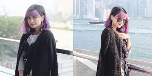 Ombre Ungu, Audi Marissa Makin Cantik Dengan Gaya Rambut Baru