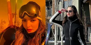 OOTD Nia Ramadhani Saat Main Ski Banjir Pujian, Tetap Hot Meski di Antara Salju