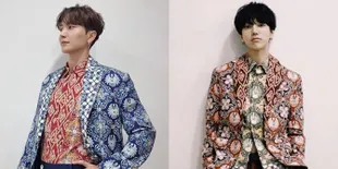 Oppa Rasa Lokal! Potret Leeteuk dan Yesung Super Junior Pakai Busana Batik Desain Ridwan Kamil, Makin Suamiable