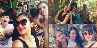 Pakai Bikini, Julia Perez dan Keluarga Liburan Seksi di Pantai