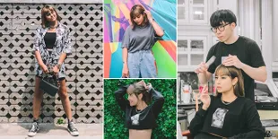 Pamer Warna Rambut Baru dan Poni Rata, Awkarin Dibilang Mirip Lisa BLACKPINK