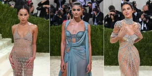 Parade Busana Transparan di Met Gala 2021, 10 Artis Cantik Ini Nyaris Muncul Tanpa Busana