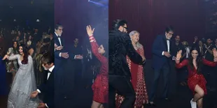Party Resepsi Pernikahan di Mumbai, Deepika Gokil Pakai Sneakers