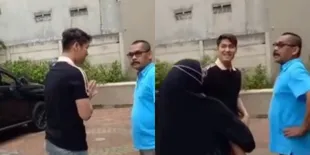 Pasca Bebas Karena Kasus KDRT, Potret Rizky Billar yang Sedang Cek-Cok Dengan Tetangga Diduga Karena Ngebut