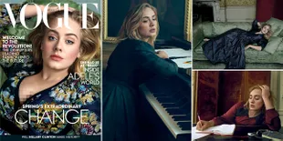 Pemotretan Adele Saat Jadi Model Vogue, Cantiknya Kebangetan!