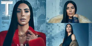 Pemotretan Kim Kardashian Untuk T Magazine, Bicara Soal Anak