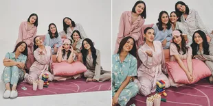 Pemotretan Nagita Slavina Bareng Tasya Farasya Hingga Rachel Vennya, Cantik Pakai Piama