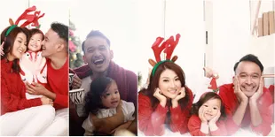 Pemotretan Natal Ruben Onsu - Sarwendah, Penuh Cinta Dari Thalia