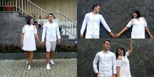 Pemotretan Nuansa Putih Ala Elly Sugigi & Irfan Sbaztian, Prewed?