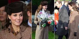 Penampilan Kate Middleton Saat Rayakan Natal, Super Cantik!