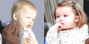 Perang Gaya Harper Beckham dan Sam Affleck