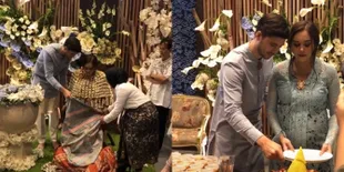 Perayaan 7 Bulan Kehamilan Aura Kasih, Sakral Penuh Khidmat