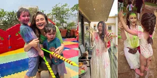 Perayaan Holi Keluarga Besar Kareena Kapoor, Seru Penuh Warna dan Tawa Bahagia