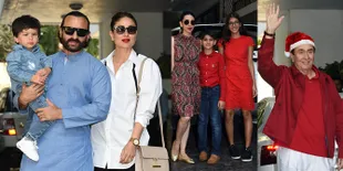 Perayaan Natal Keluarga Kareena Kapoor, Taimur Ali Khan Nggemesin