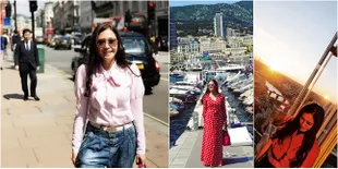 Perjalanan Maia Estianty ke Inggris & Monaco, Cantik Berkelas