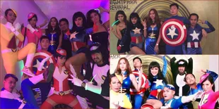 Pesta Halloween Jupe dan Aura Kasih - Jadi Superhero Seksi!