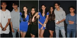 Pesta Seru, Aryan Khan dan Suhana Hangout Bareng Ibrahim Khan