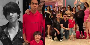 Pesta Tahun Baru di Rumah Shahrukh Khan, Aryan Khan Tetap Cool Sementara AbRam Khan Nggemesin Banget