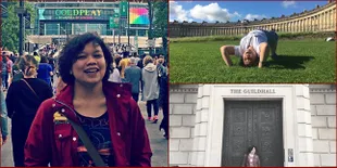 Petualangan Tika Panggabean di UK, Nonton Coldplay Dari Dekat!
