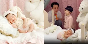 Photoshoot Anak Kedua Billy Davidson dan Patricia Devina, Bayi Mungil Udah Bisa Senyum Saat Difoto