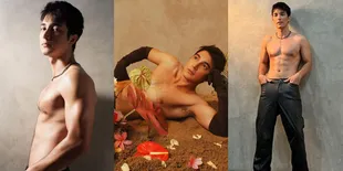 Photoshoot Junior Roberts Shirtless, Adik Cinta Brian Tampil Kece Pamer Body Kekar Dada Bidang dan Perut Roti Sobek!