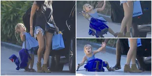 Portet Anak Kourtney Kardashian Jatuh Terhantam Pintu Mobil