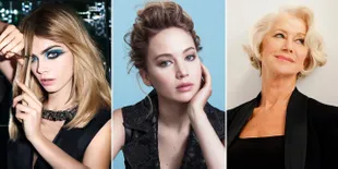 Pose Cantik Seleb Hollywood Saat Jadi Model Kosmetik, Sempurna!