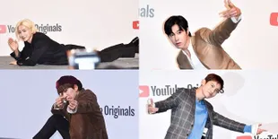 Pose Kocak TVXQ dan Suju di Preskon 'Analog Trip in Indonesia', Bikin Ngakak