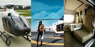 Pose Manja, Mewahnya Helikopter Hermes Yang Dinaiki Syahrini