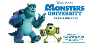 Poster Karakter MONSTERS UNIVERSITY