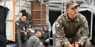 Posting Kegiatan Wajib Militer, 8 Potret Jinyoung GOT7 Makin Ganteng dan Maskulin Pakai Seragam Wamil