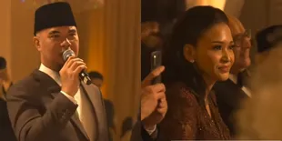 Potret Ahmad Dhani Beri Sambutan di Pernikahan Al Ghazali, Ucapkan Bahagia Maia Estianty Dapat Suami Lebih Baik