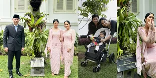 Potret Aira Anak Annisa Pohan Jenguk Pohon Kenari yang Ditanam Bu Ani Untuknya di Istana Negara, Bikin Haru