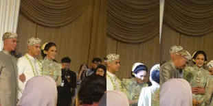 Potret Al Ghazali Didampingi Maia Estianty dan Ahmad Dhani Menuju Meja Akad Nikah, Penuh Senyum Bahagia