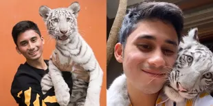 Potret Alshad Ahmad Sepupu Raffi Ahmad Rawat Selen 'Harimau Benggala Putih' yang Sakit, Beri Pelukan - Foto Selfie Bareng